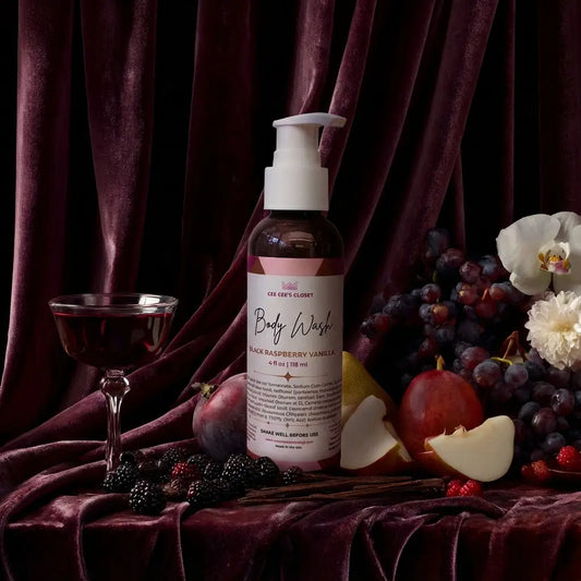 Black Raspberry Vanilla Hyaluronic Acid Body Wash for Soft Moisturized Skin