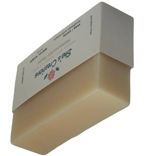 Sha'S Creations Honeysuckle Twins Therapeutic Soap 5Oz for Body Scrubs Peels Bath Care Exfoliant Gentle Skin Repair Cleanser Soothing Exfoliate Moisturizing Natural Organic Moisturize Hydrating